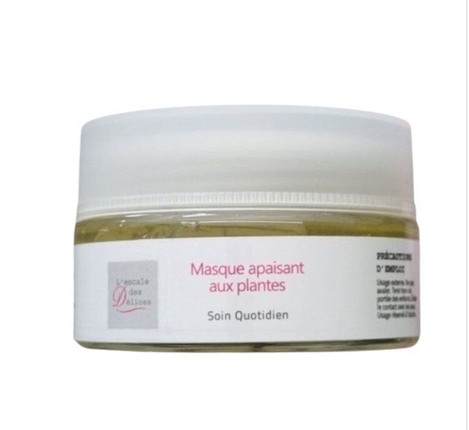 Masque apaisant aux plantes